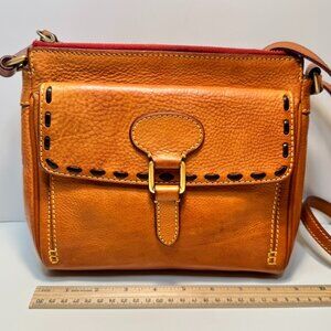 This Dooney & Bourke Florentine Leather Pocket crossbody